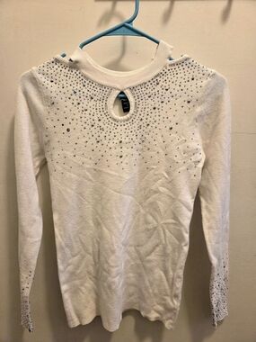 Blouse Sweater in White